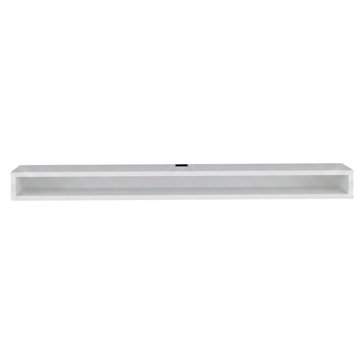 Mesa para TV Flotante Luft, Blanco, con un Diseño Contemporáneo