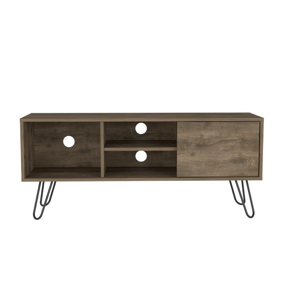 Mesa Para Tv Rony, Avellana, con Espacio Para Televisor de Hasta 50 Pulgadas