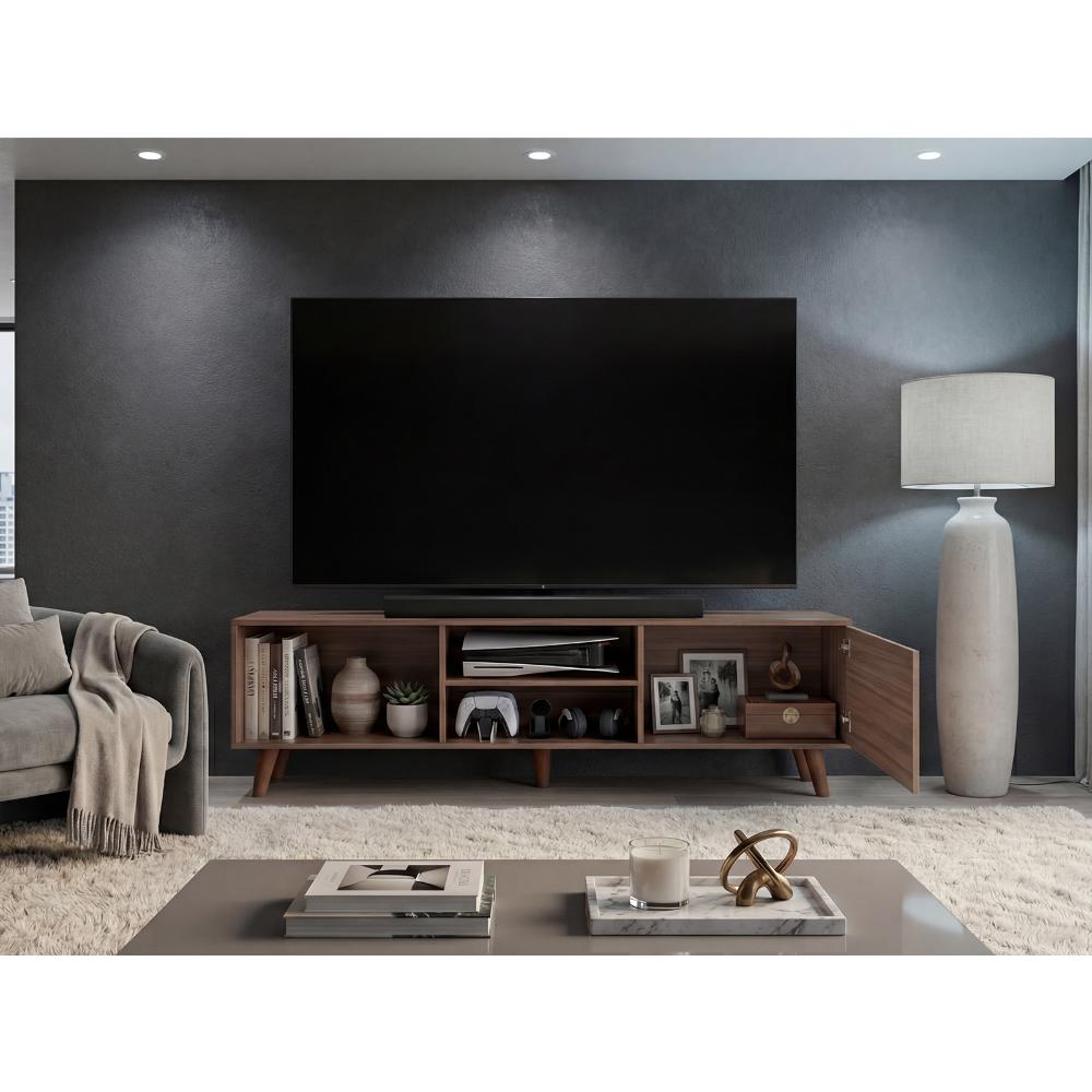 Mesa Para Tv Viena, Avellana, Para Televisor de 70 Pulgadas