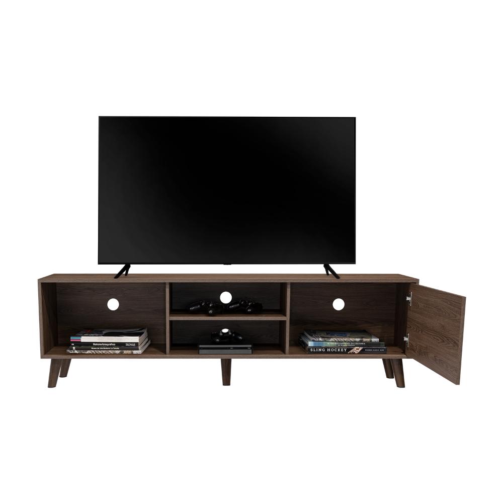 Mesa Para Tv Viena, Chocolate, Para Televisor de 70 Pulgadas