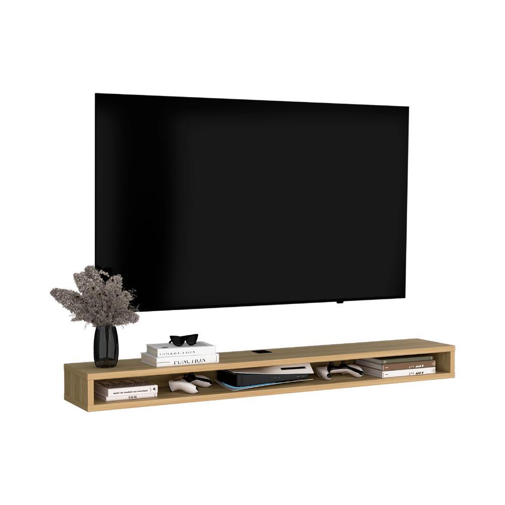 Combo Monaco, Incluye Barra de Sonido y Repisa Flotante para TV