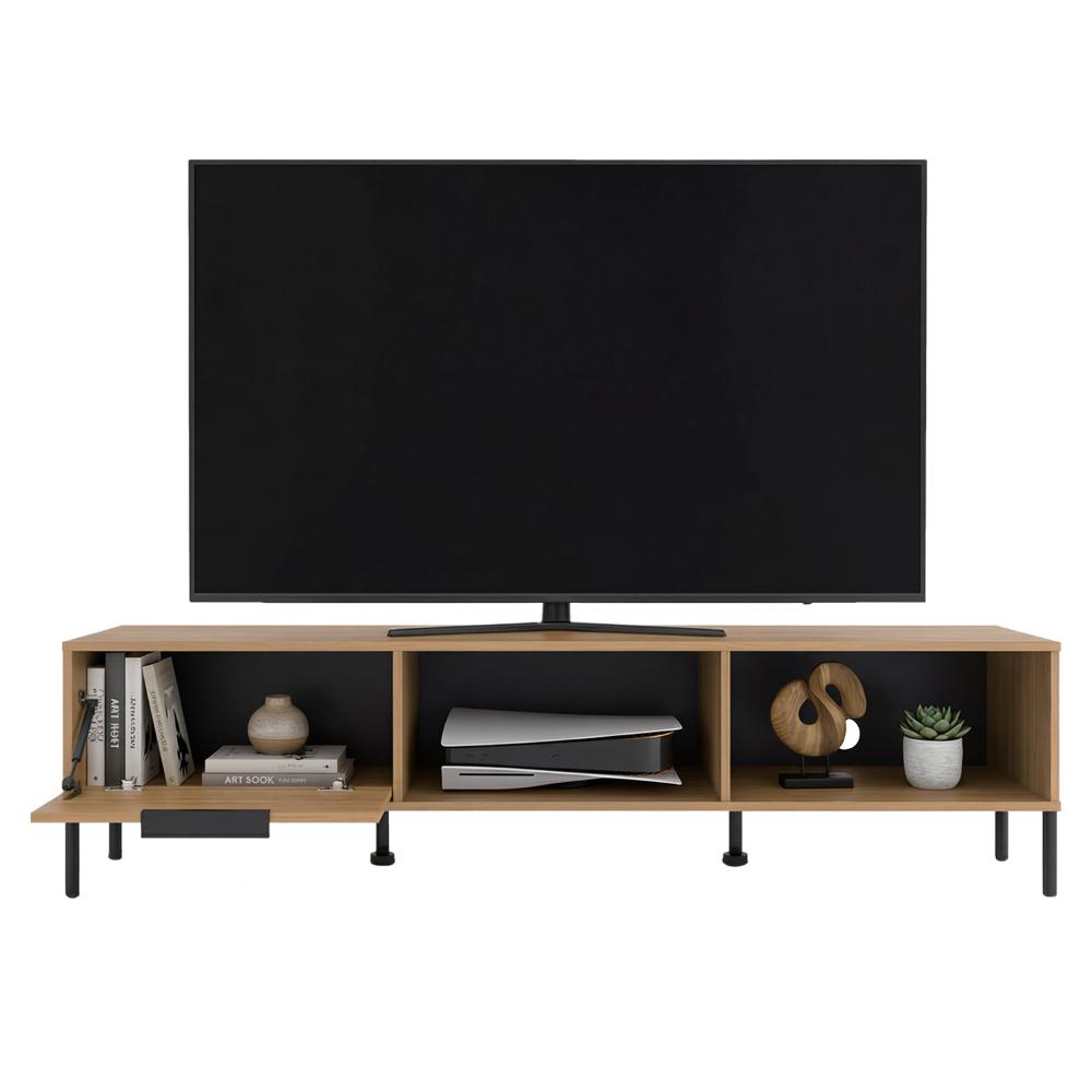 Mesa Para Tv Dorne, Kronos Fresno, Con Puerta Abatible, Para Televisor Hasta 85" ZF
