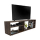 Mesa para TV Sunta, Nogal Europeo, Con amplios espacios para ubicar dispositivos de entretenimiento 70"