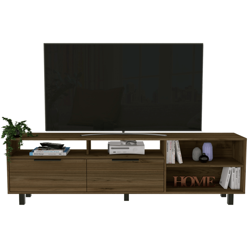 Mesa Para Tv Morelia, Castaño, con Espacio Para Televisor de Hasta 75 ...