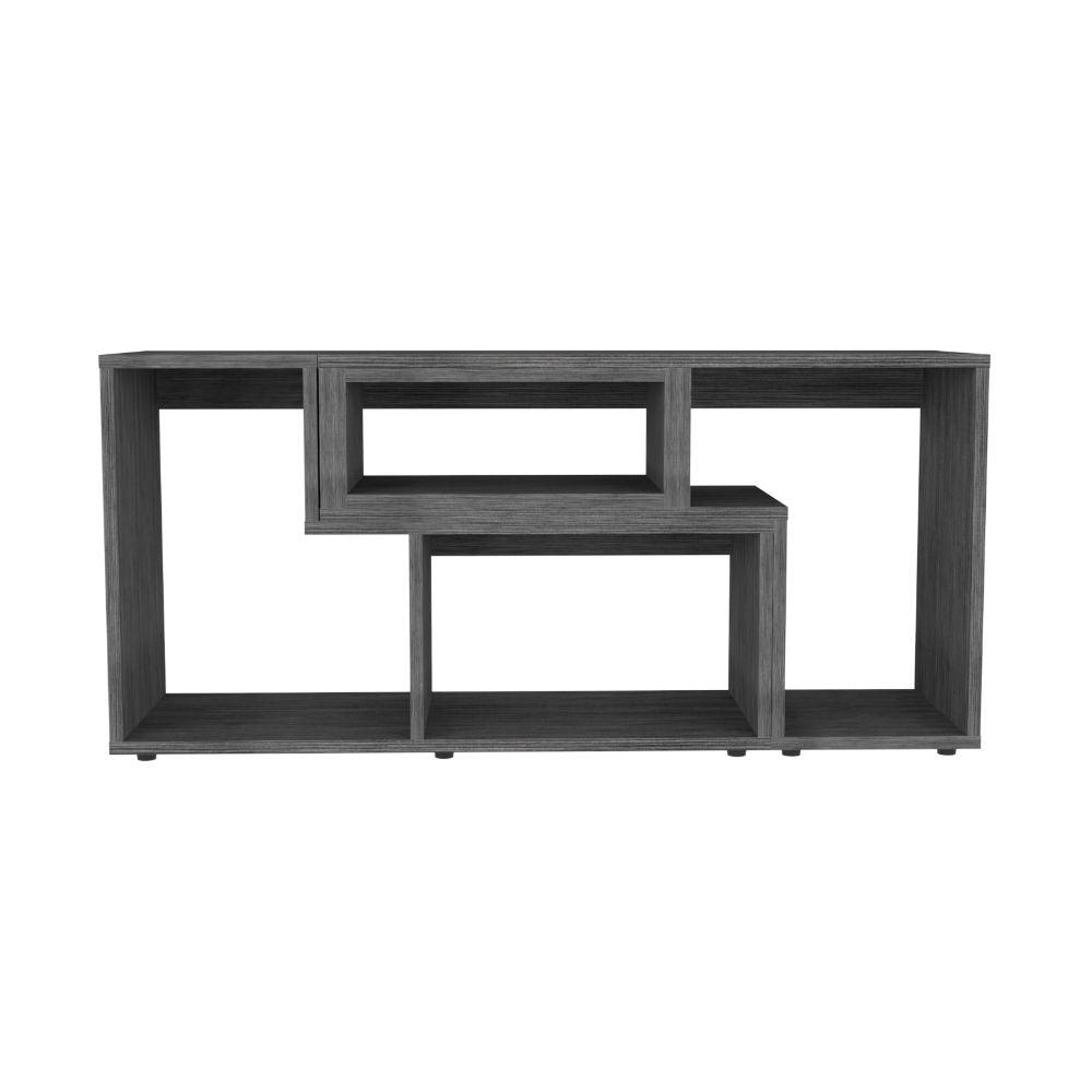 Mesa Para Tv Ascher, Gris, con Espacio Para Televisor de Hasta 50 Pulgadas