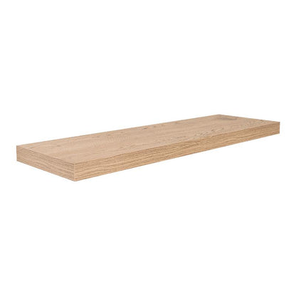 Repisa Flotante Maca, Macadamia, con espacio para ubicar objetos X4