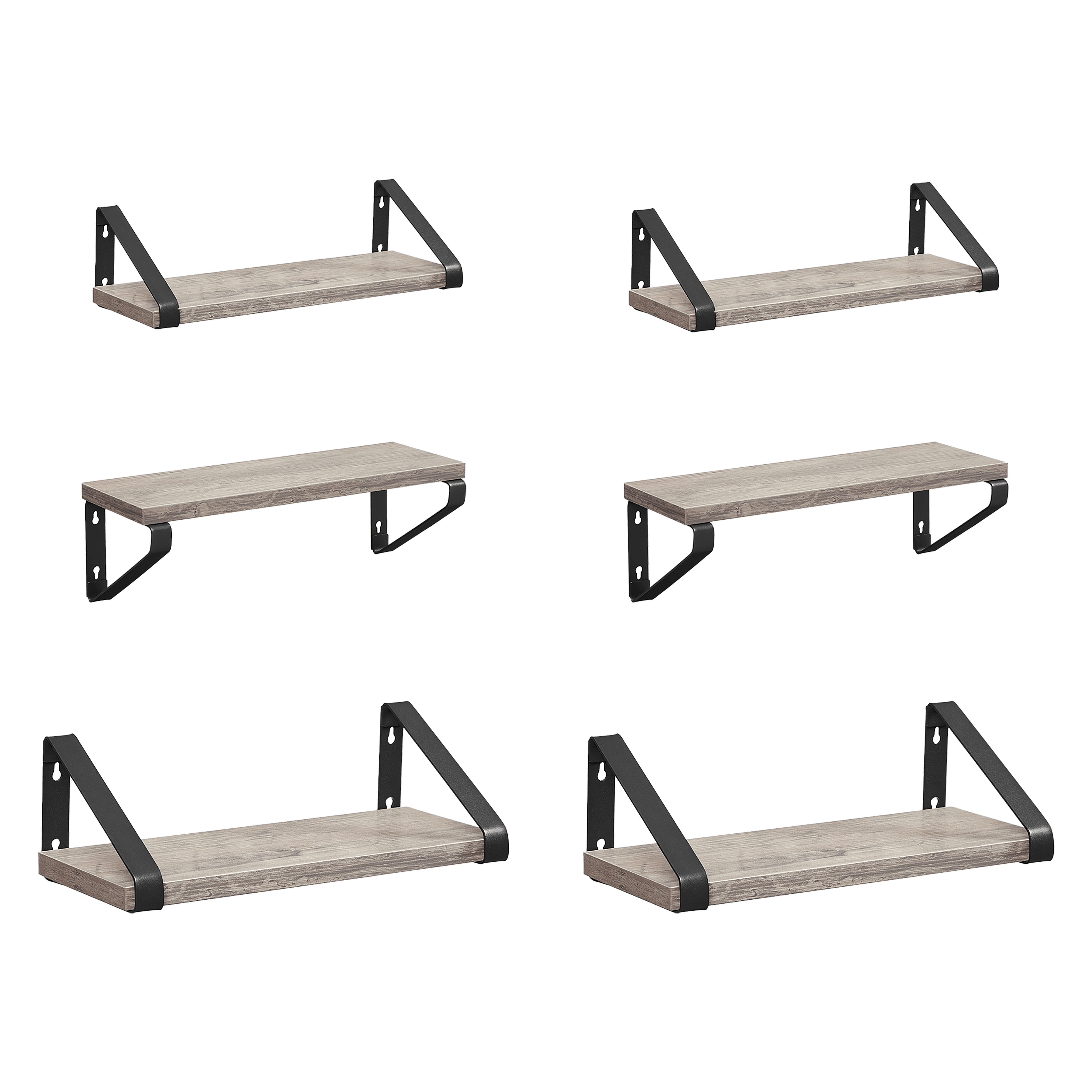 Set de 3 Repisas Shelf, Marrón Rustico X2