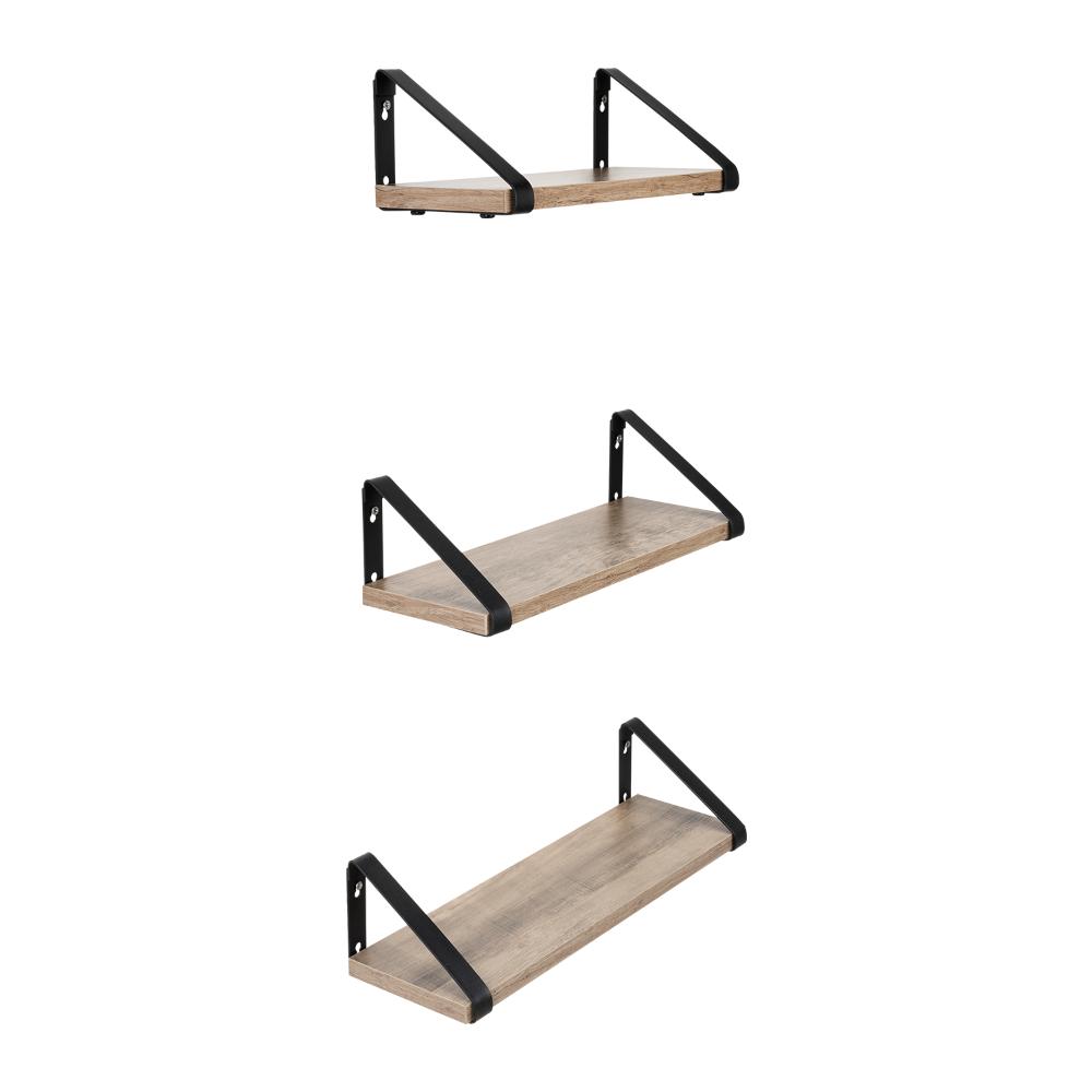 Set de 3 Repisas Shelf, Marrón Rustico