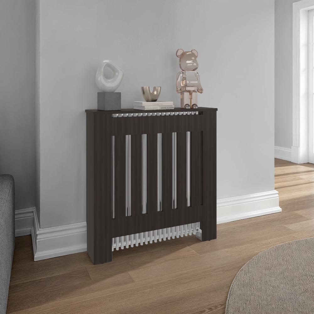 Cubierta para Radiador Linn, Kronos Nogal, con espacio para colocar objetos decorativos ZF