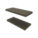 Repisa Flotante Maca X2, Canela, con espacio para ubicar objetos ZF