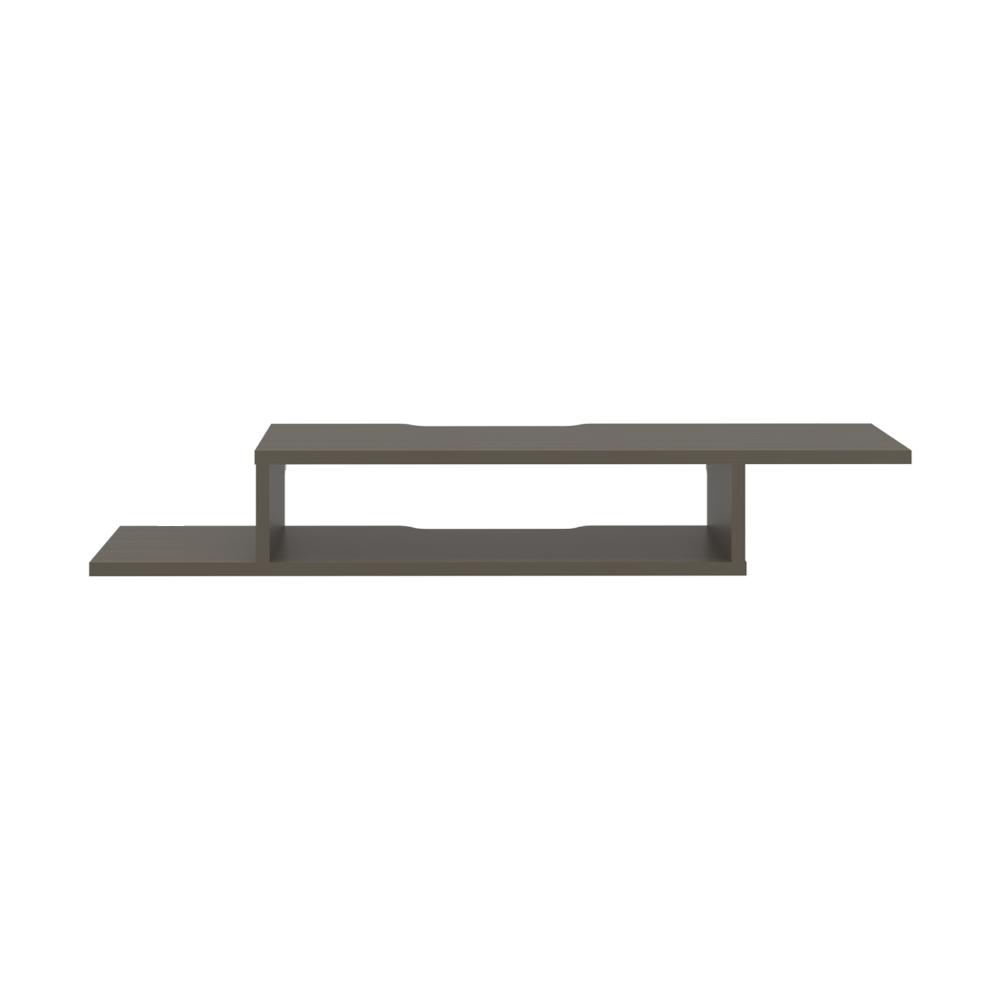 Mesa Para Tv Flotante Dilix, Canela, con superficie para objetos decorativos