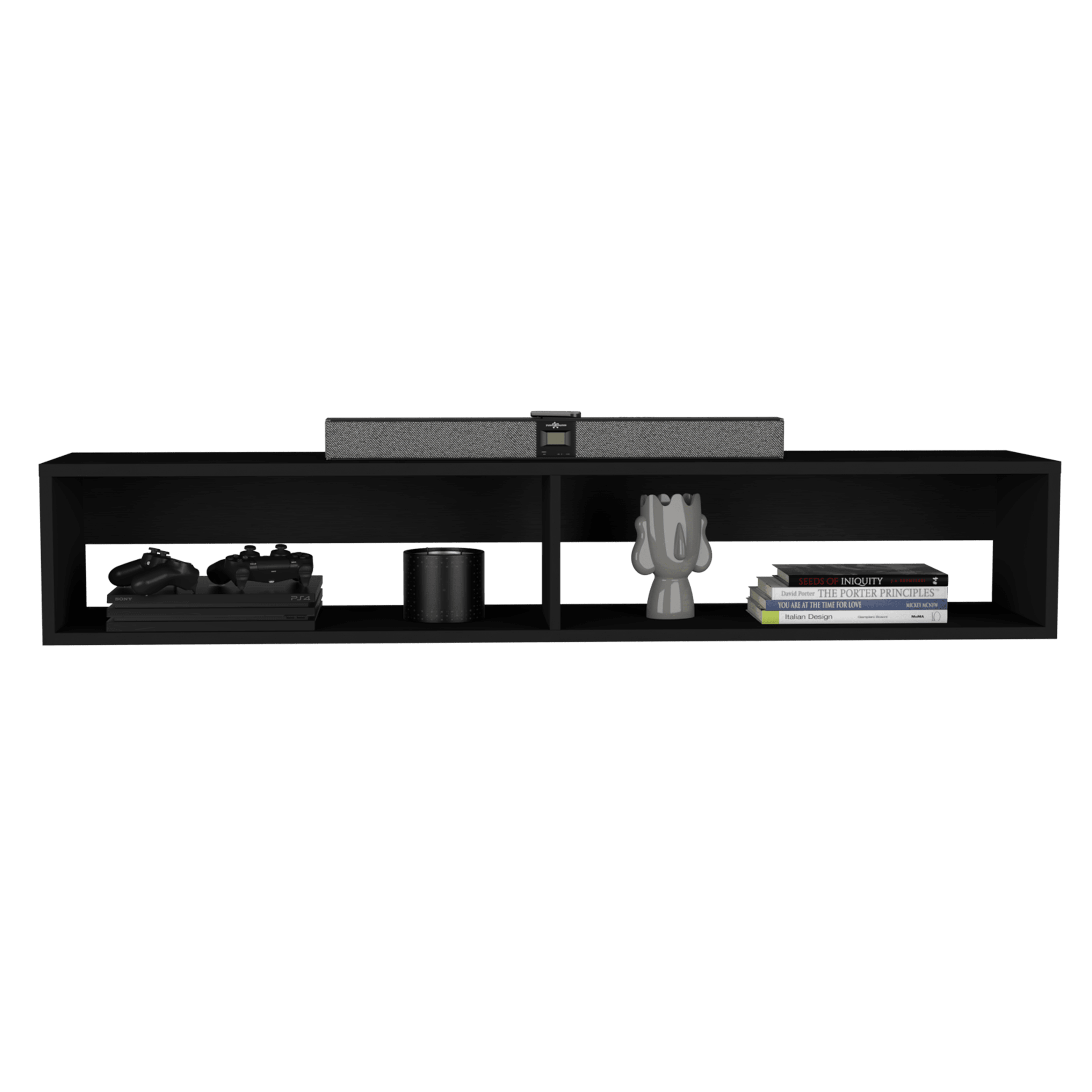 Combo para Habitación Adara, incluye Mesa de Noche y Mesa Flotante de TV