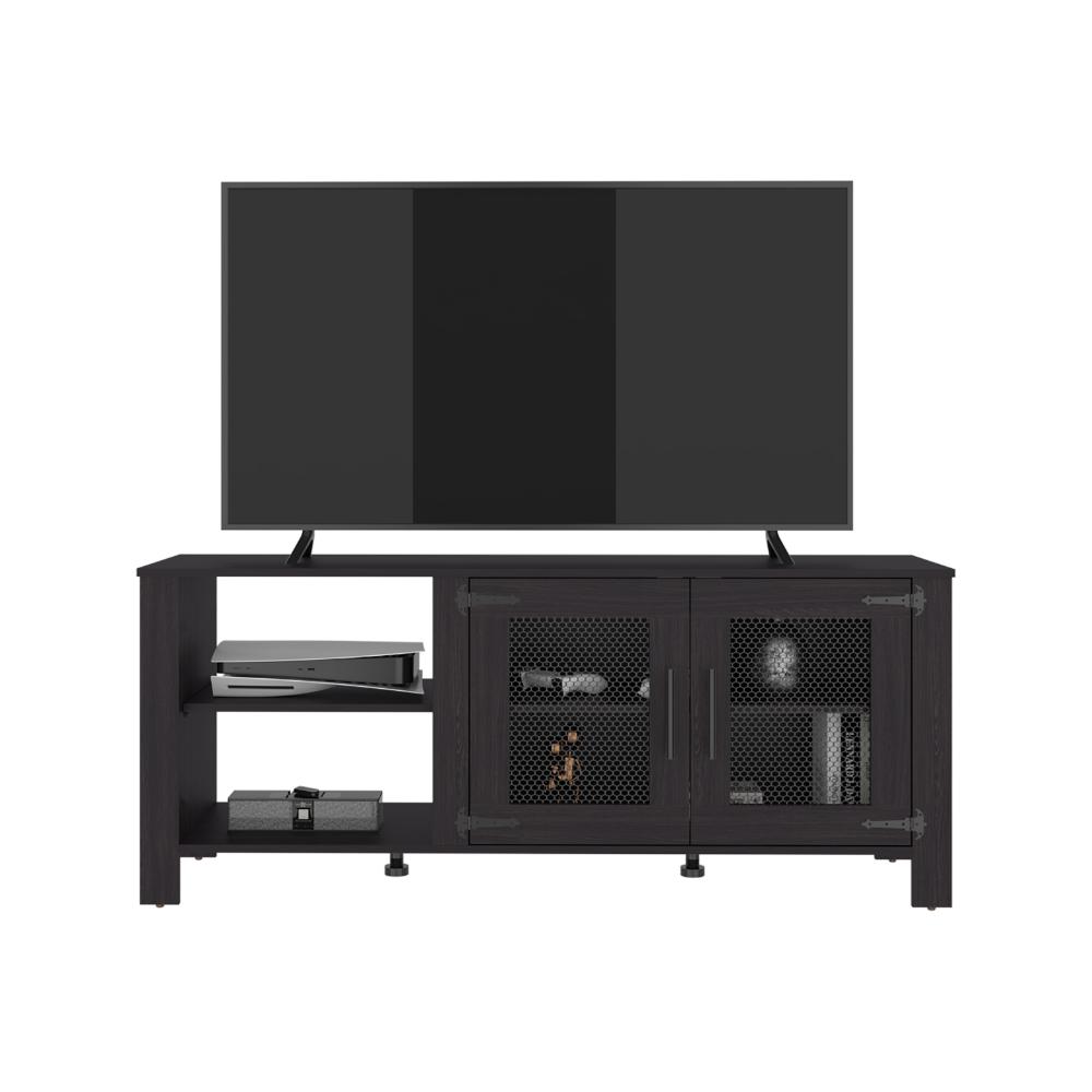 Mesa Para Tv Freedom, Wengue, Con Dos Puertas Abatible, Para Televisor Hasta 65" ZF