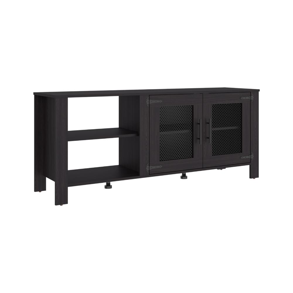 Mesa Para Tv Freedom, Wengue, Con Dos Puertas Abatible, Para Televisor Hasta 65" ZF