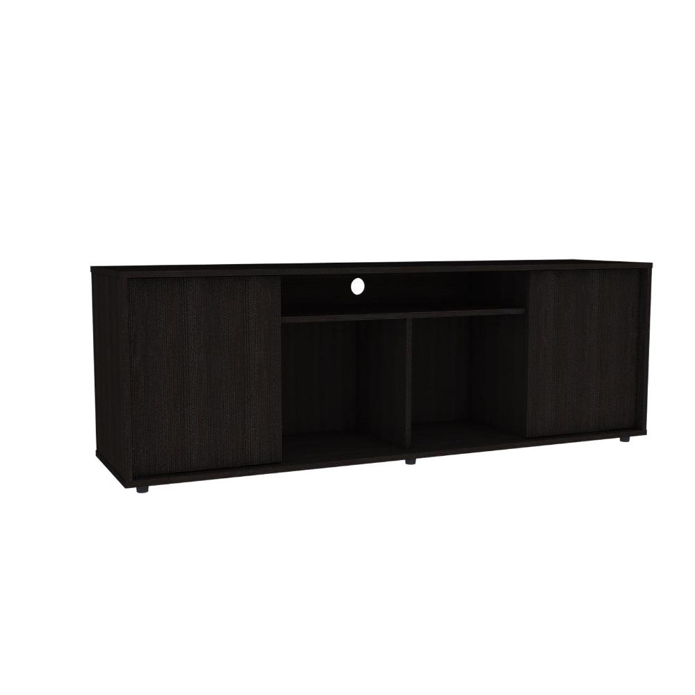 Mesa para TV Panac, Wengue, con puertas abatibles 65" ZF