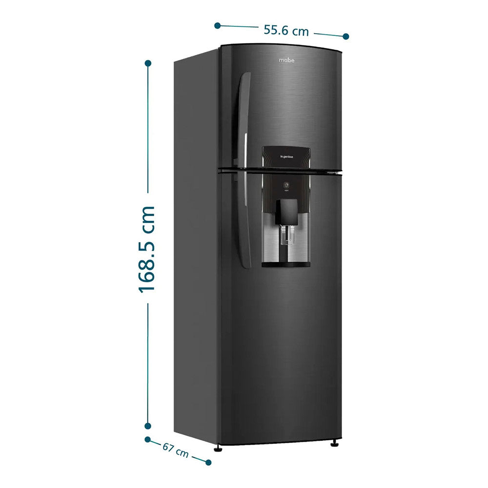 Nevera Mabe No Frost Congelador Superior 250 Litros, Negro