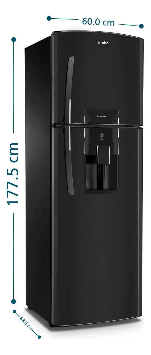 Nevera Mabe No Frost Congelador Superior 297 Litros, Gris