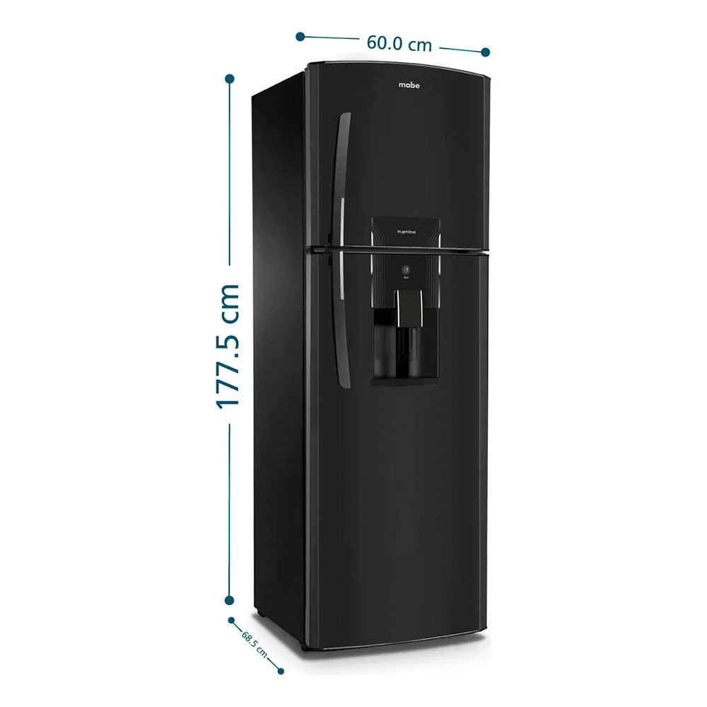 Nevera Mabe No Frost Congelador Superior 297 Litros, Gris