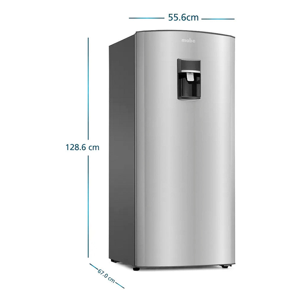 Nevera Convencional 211 L Brutos Inox Mabe, Gris