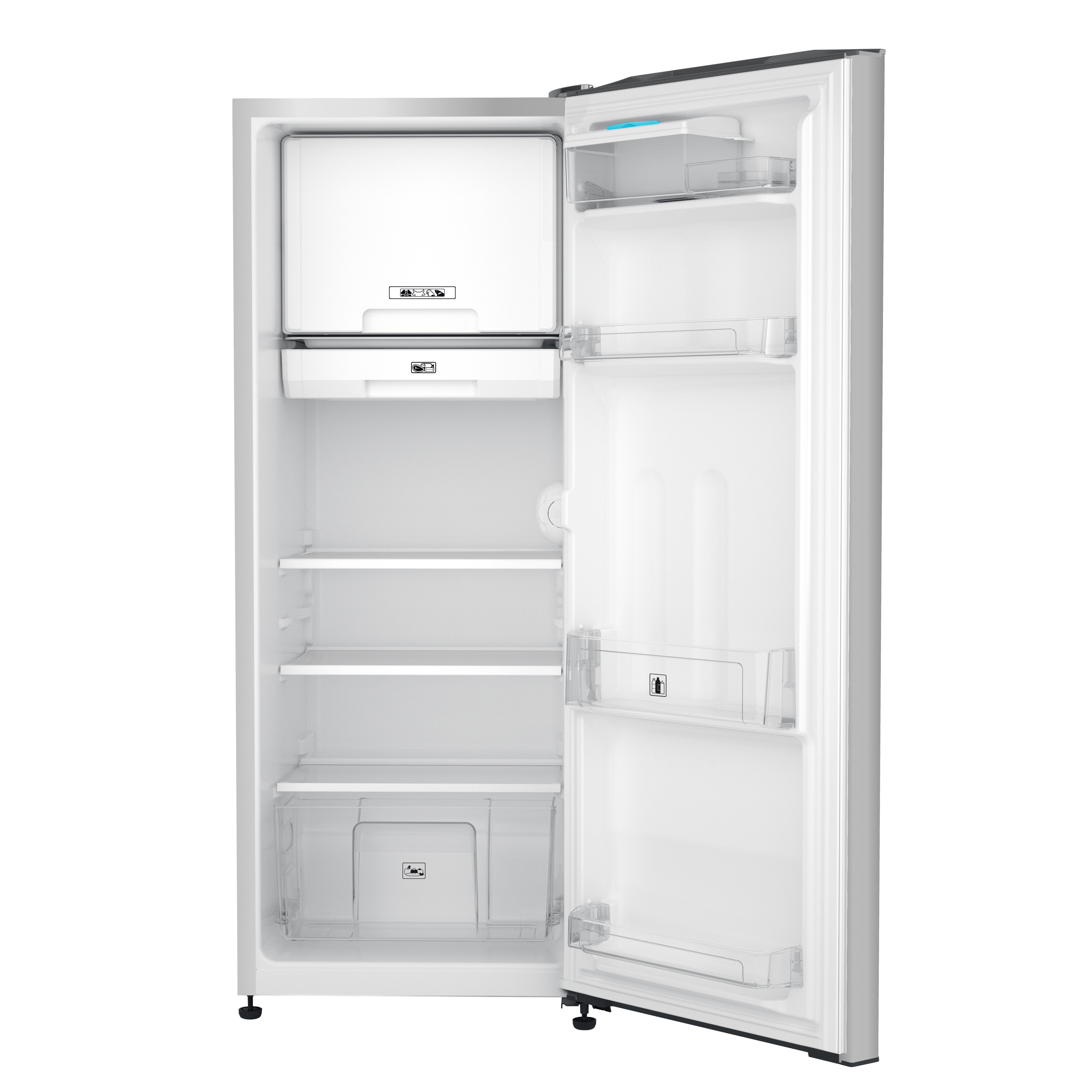 Nevera Convencional 235 L Brutos Inox Mabe, Gris