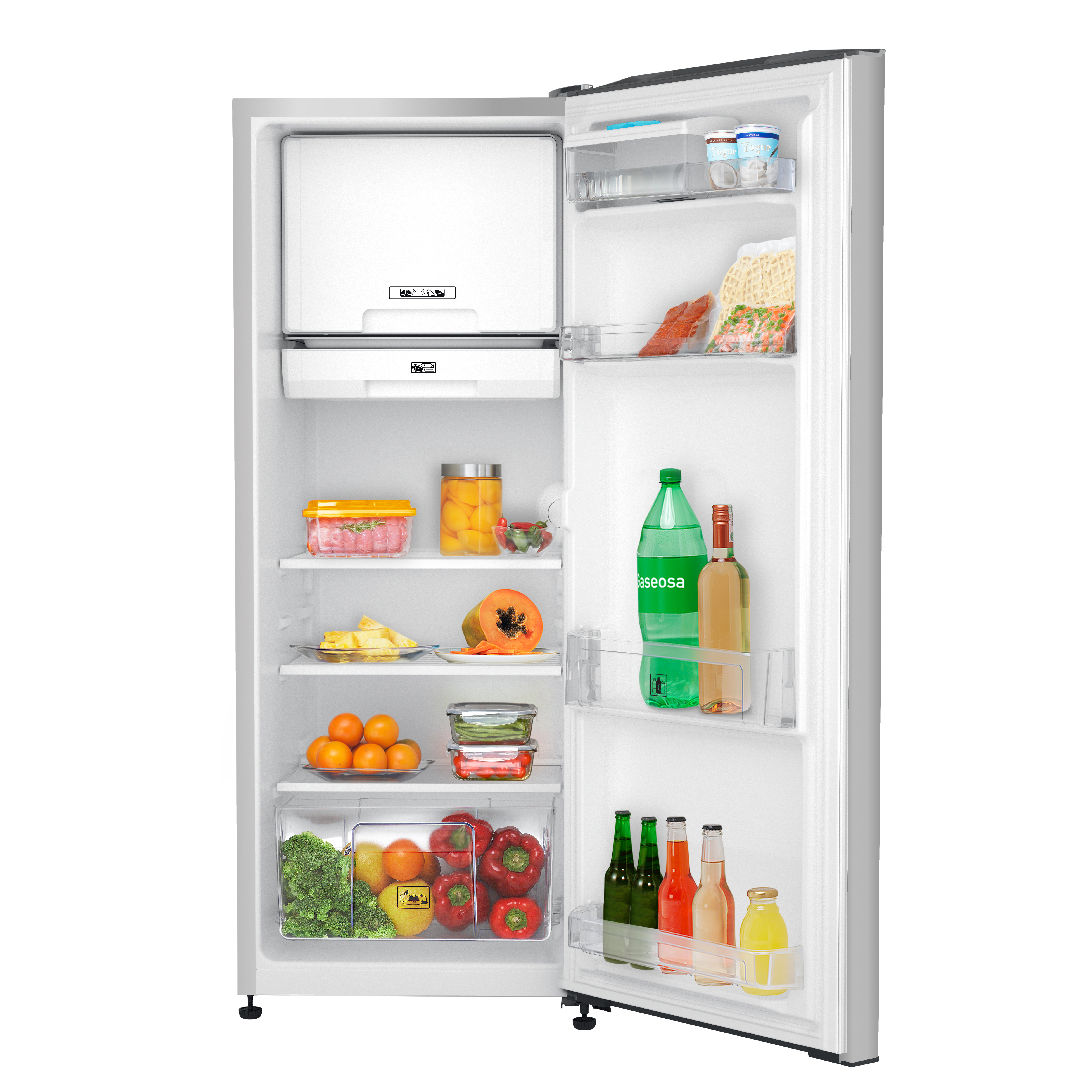 Nevera Convencional 235 L Brutos Inox Mabe, Gris
