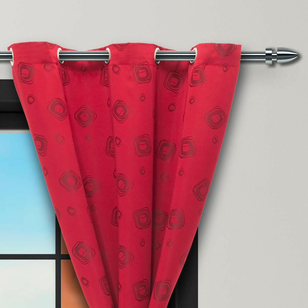 Cortina Yacar Vinotinto Argolla 2,60 X 2,20 Aprox.