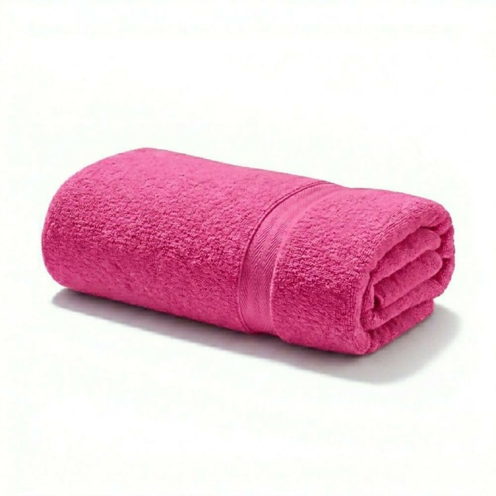 Toalla cuerpo 100% algodon fucsia 400gr