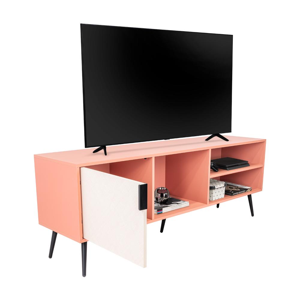 Mesa para TV Vulanno, Arupo y Toquilla, Con Una Puerta Abatible 70"