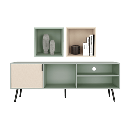 Combo para Sala Mega, Incluye Mesa de TV y 2 Repisas