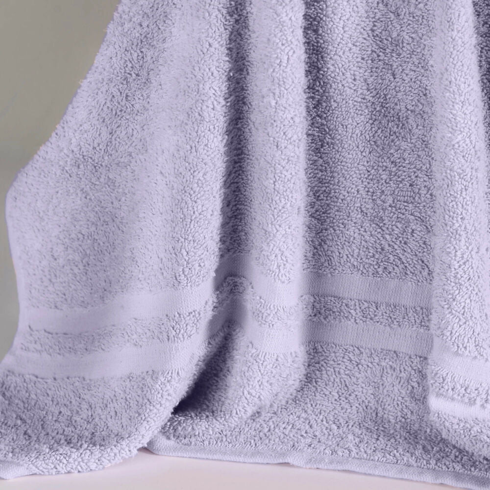 Toalla de Baño Caribe, en Algodón 100%, Lila, de 90 x 170 cm