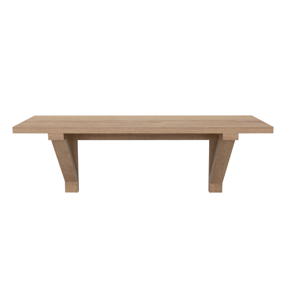 Repisa Rectangular Bella, Beige, X2 Unidades - VIRTUAL MUEBLES