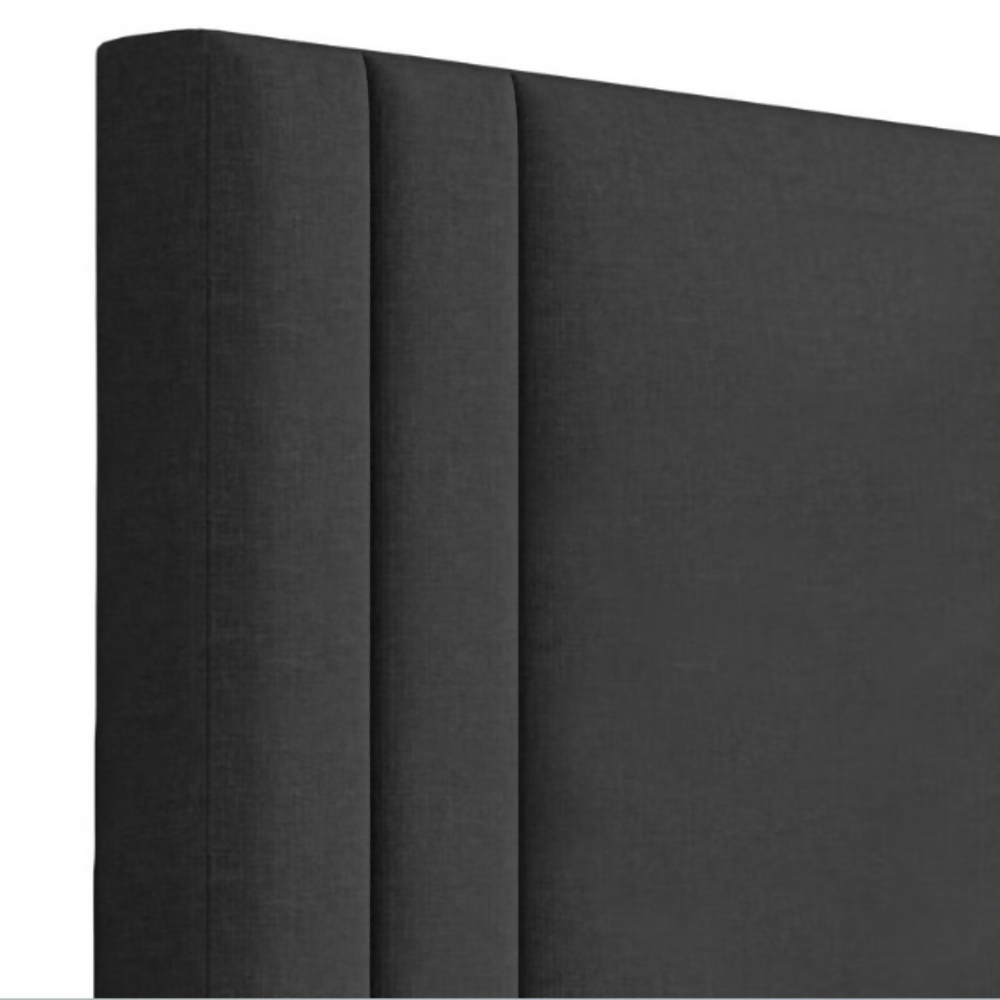 Cabecero Queen 160x60+55 Milán Dark Grey Tela