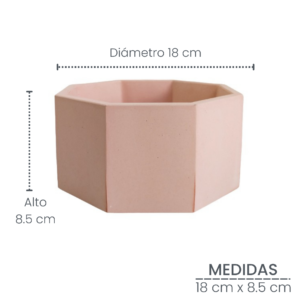 matera terrario de mesa en cemento hexagonal palo de rosa de concreto tienda online de materas y decoración_04