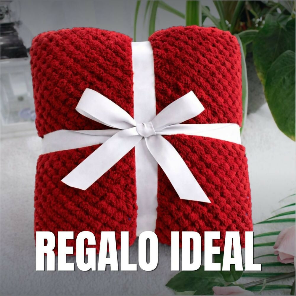 Cobija manta roja