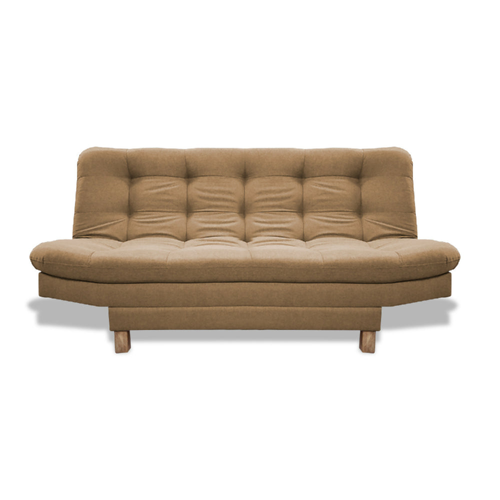Sofacama Widmer 3 Posiciones Camel+ Cojines Decorativos