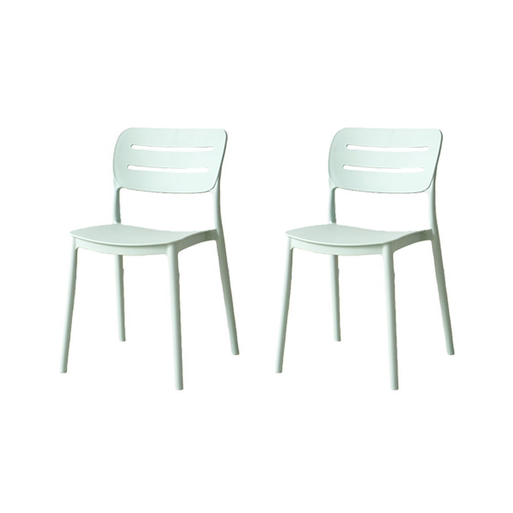 Silla Harriman, Azul claro , Con medio espaldar y diseño minimalista X2