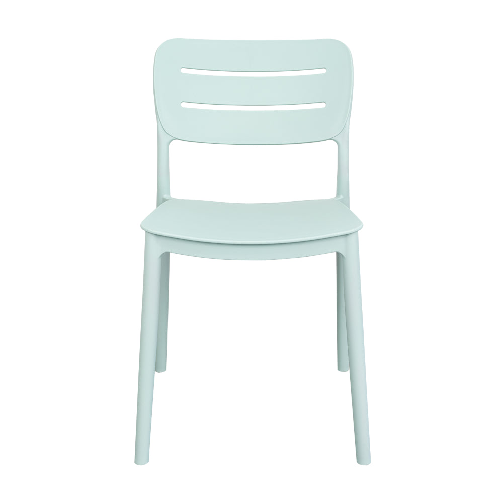 Silla Harriman, Azul Claro , con Medio Espaldar y Diseño Minimalista