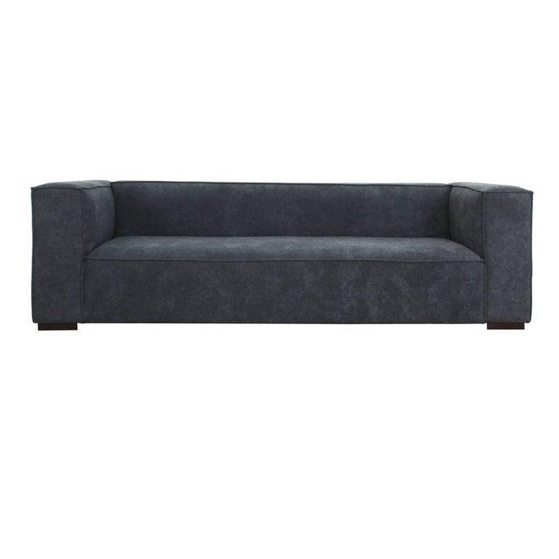 Sofá Josias 4 puestos Gris Microfibra 240x90x70
