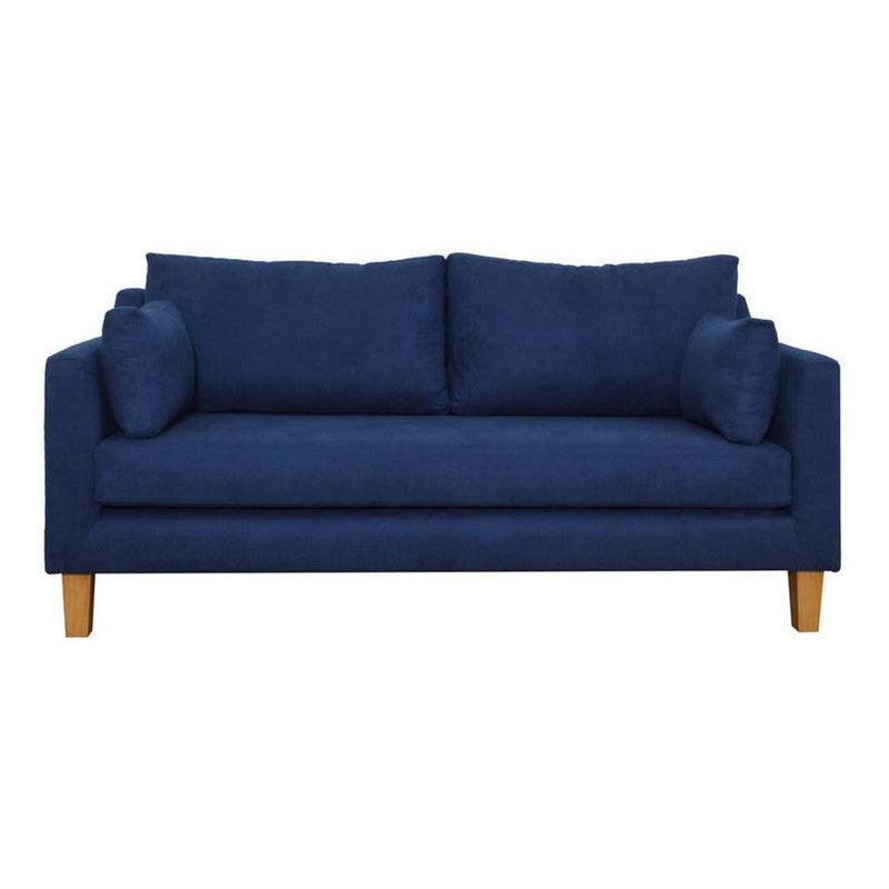 Sofá Shalom puestos Azúl Microfibra 170x80x86