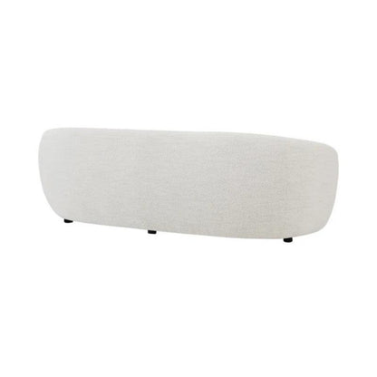 Sofá Cina 3 puestos Blanco Microfibra gruesa 220x95x72