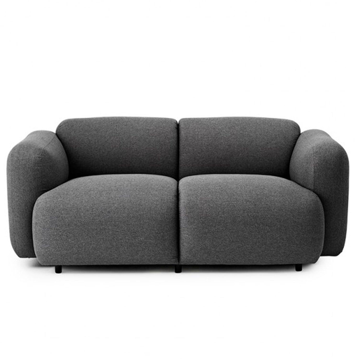 Sofá Hung 2 puestos Gris tela anti fluidos 167x93x70