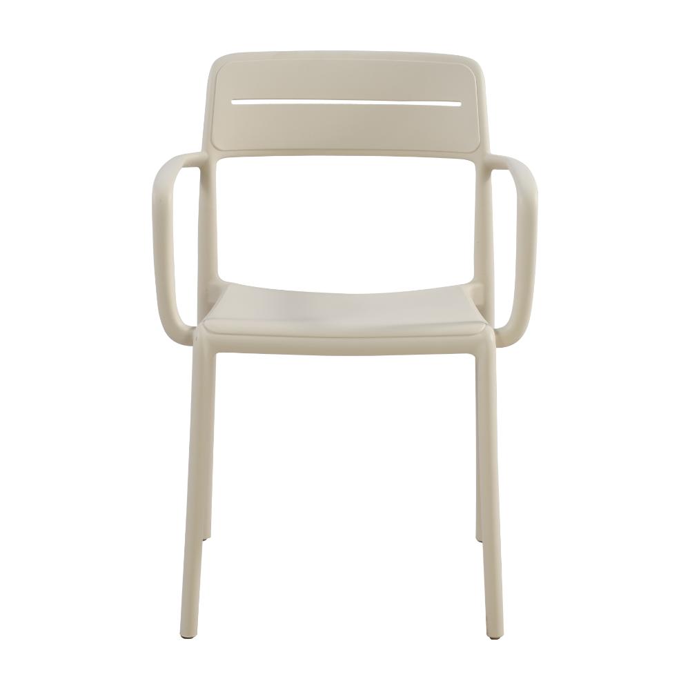 Combo Sarku, Incluye una Mesa y 4 Sillas Color Beige Claro