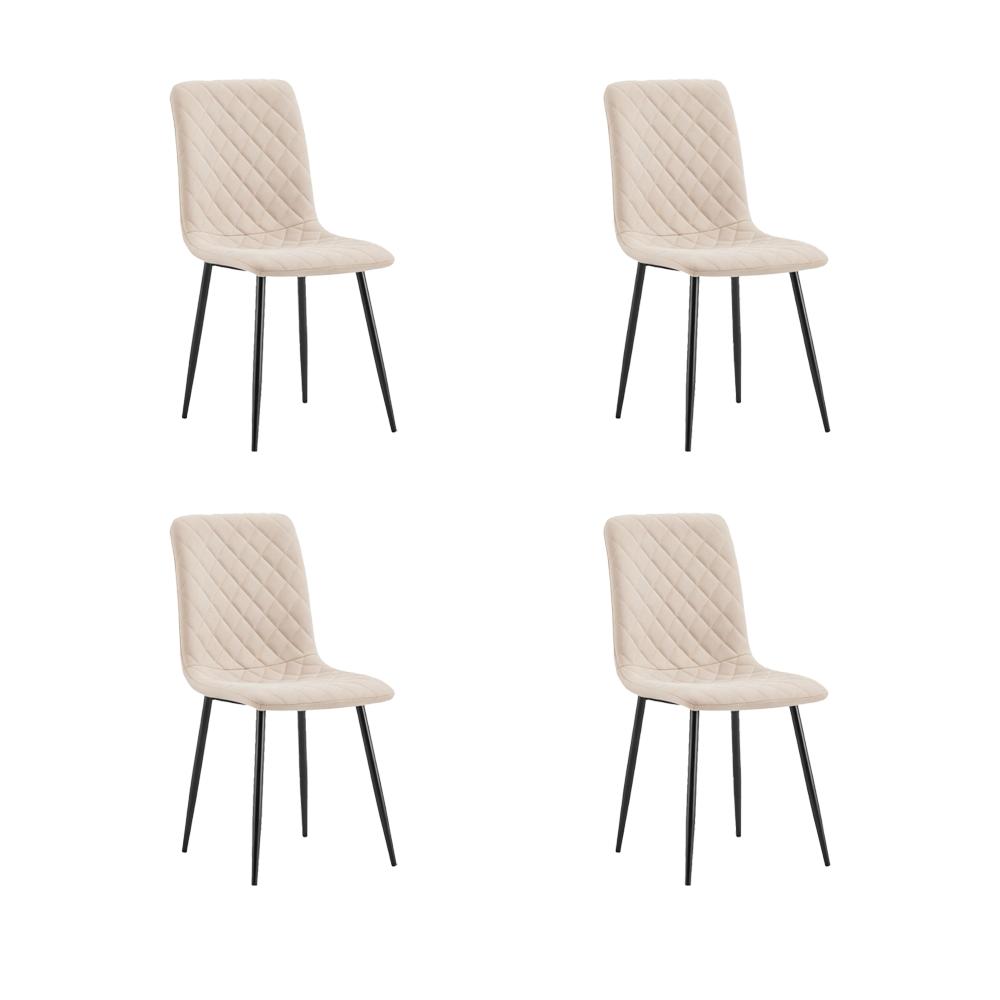 Combo para Sala Silver, Incluye Mesa Redonda de Vidrio y 4 Sillas