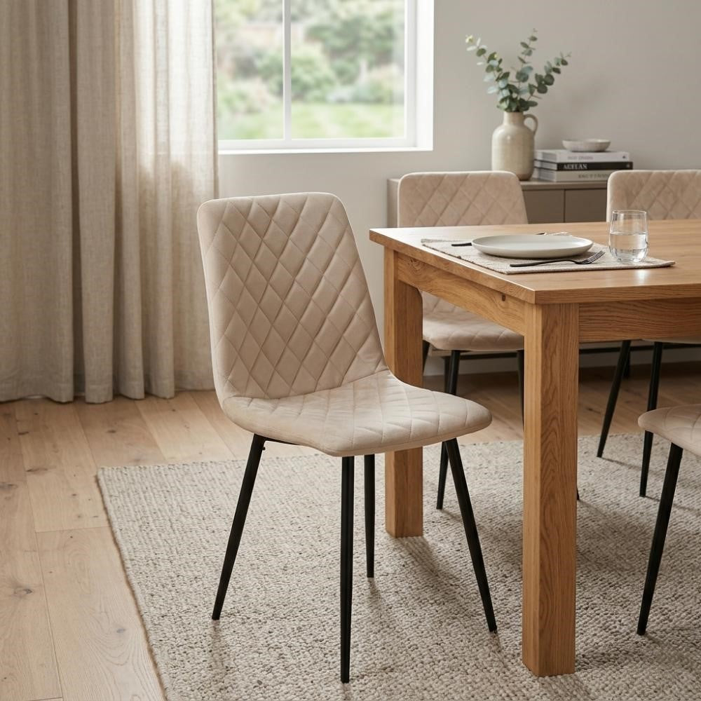Combo para Sala Silver, Incluye Mesa Redonda de Vidrio y 4 Sillas
