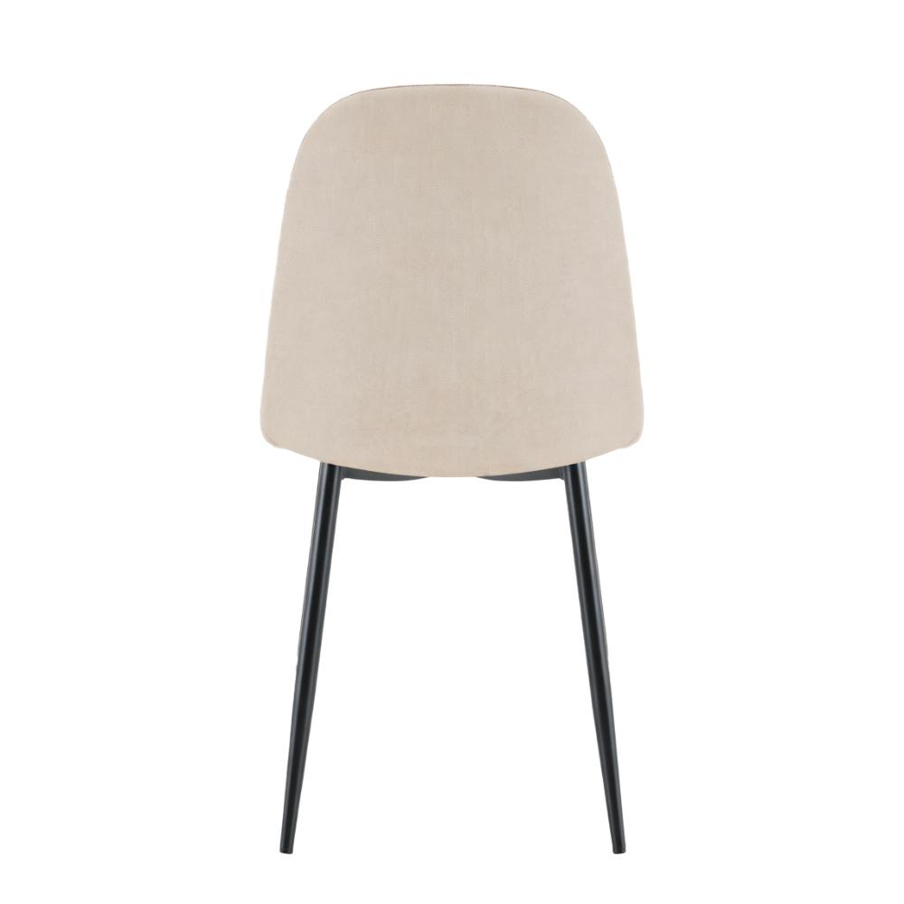 Silla de Comedor Margarita, Beige, con Espaldar y Diseño Moderno