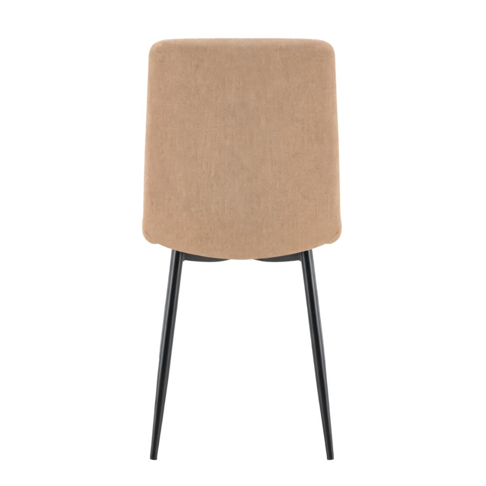Silla de Comedor Lusitano, Café, con Espaldar y Diseño Moderno