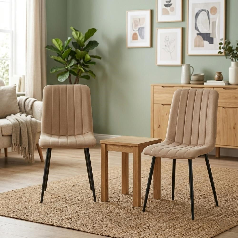 Silla de Comedor Lusitano, Café, con Espaldar y Diseño Moderno