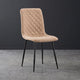 Silla de Comedor Loretto, Café, con Espaldar y Diseño Moderno