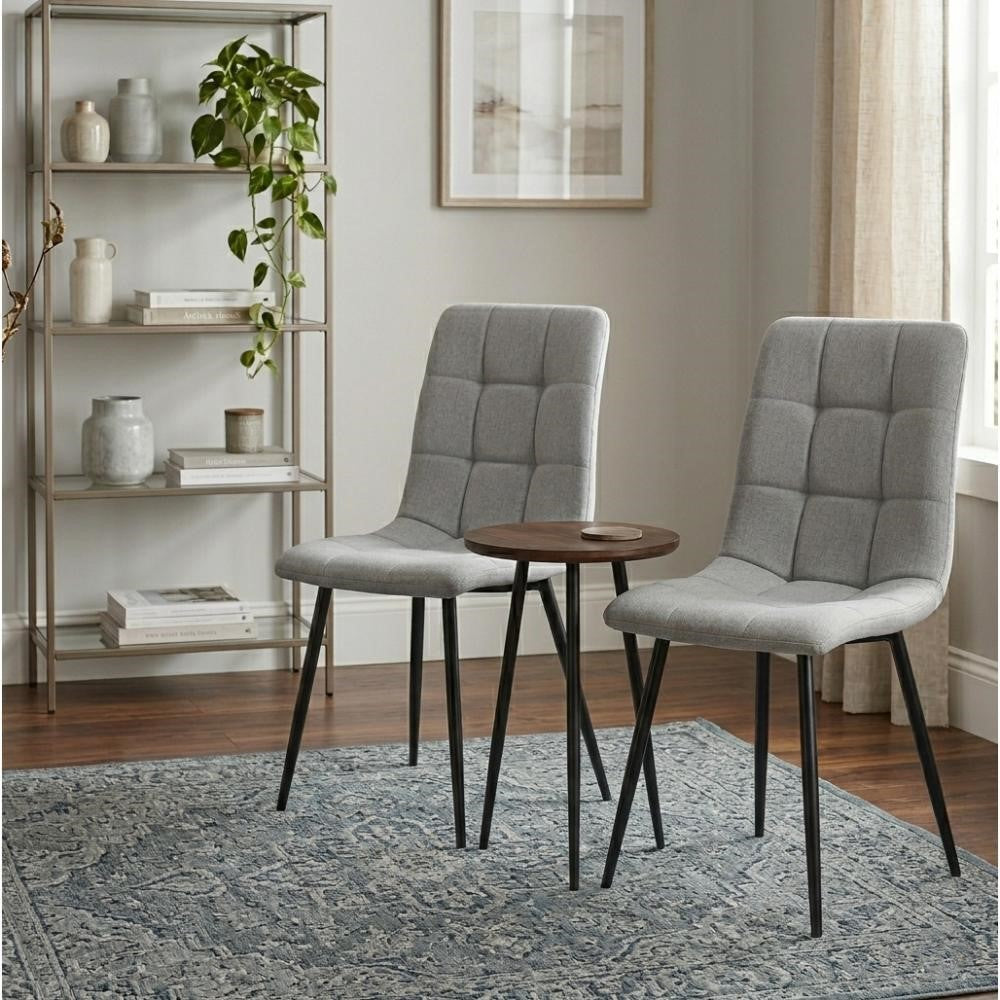Silla de Comedor Flex, Color Gris, con Espaldar y Diseño Moderno