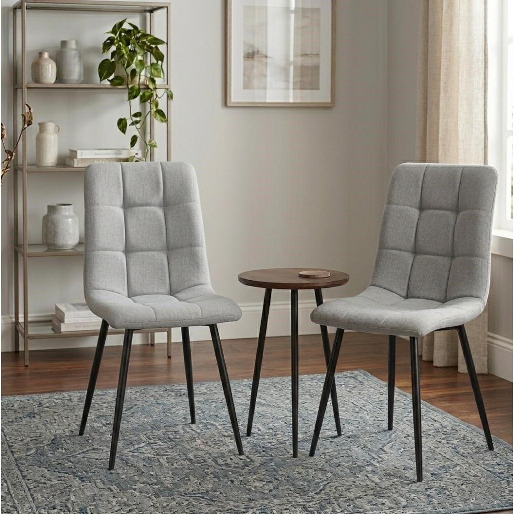 Silla de Comedor Flex, Color Gris, con Espaldar y Diseño Moderno
